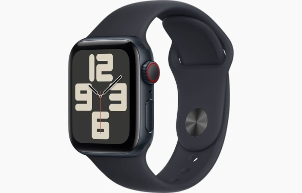 Apple Watch SE Gen 2 40mm (GPS) Midnight Aluminum Case with Midnight Sport Band (S/M) (MRG63)