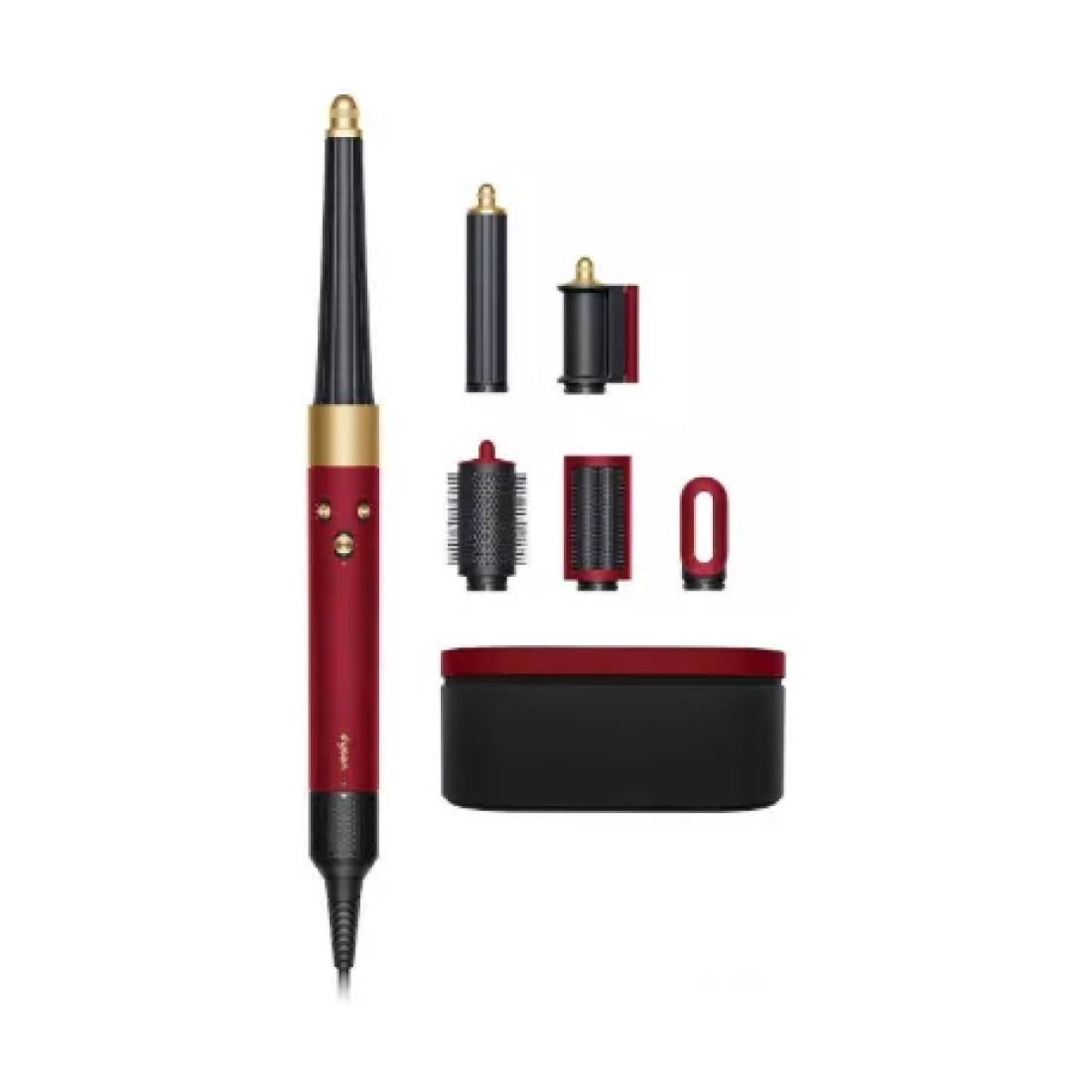 Фен-стайлер Dyson Airwrap i.d. HS08 (Red Velvet/Gold) with Straight & Wavy Attachments