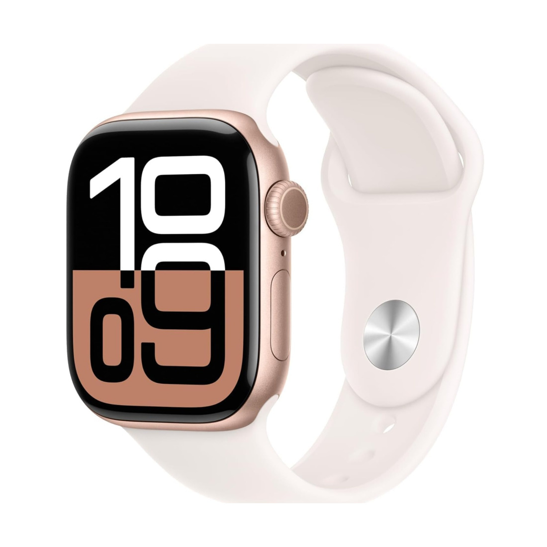 Apple Watch Series 10 46mm Rose Gold Aluminum Case with Light Blush Sport Band (M/L)