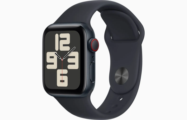 Apple Watch SE Gen 2 40mm (GPS) Midnight Aluminum Case with Midnight Sport Band (M/L) (MRG93/MNTN3)