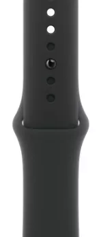 Apple Watch Series 10 42mm Jet Black Aluminum Case with Black Sport Band (S/M)