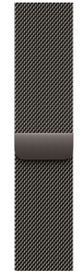 Apple Watch Series 10 42mm Slate Titanium Case with Slate Milanese Loop