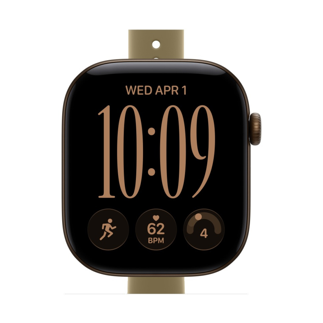 Apple Watch Series 12 46mm Dark Bronze Aluminum Case with Olive Sport Band (M/L)