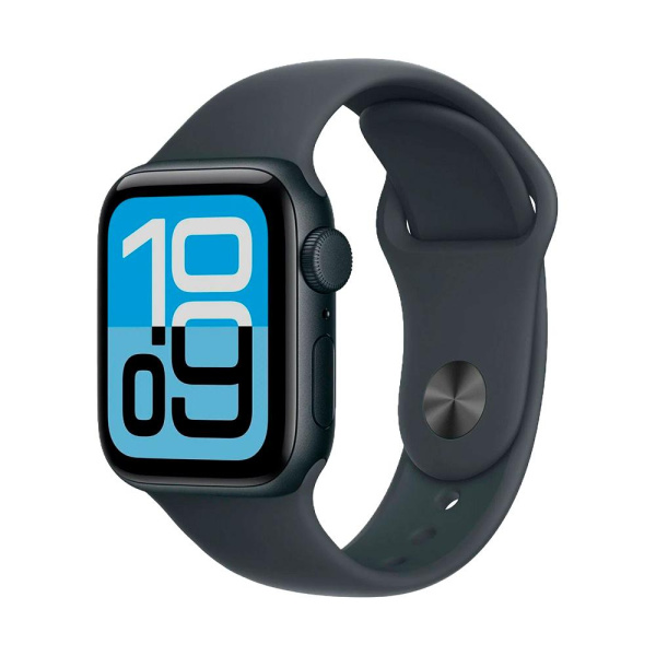 Apple Watch SE Gen 3 40mm Midnight Aluminum Case with Midnight Sport Band (M/L)