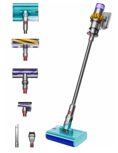 Пылесос Dyson V15s Detect Absolute Submarine (Yellow/Nickel)