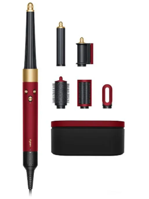 Фен-стайлер Dyson Airwrap i.d. HS08 (Red Velvet/Gold) with Straight & Wavy Attachments (594804-01)