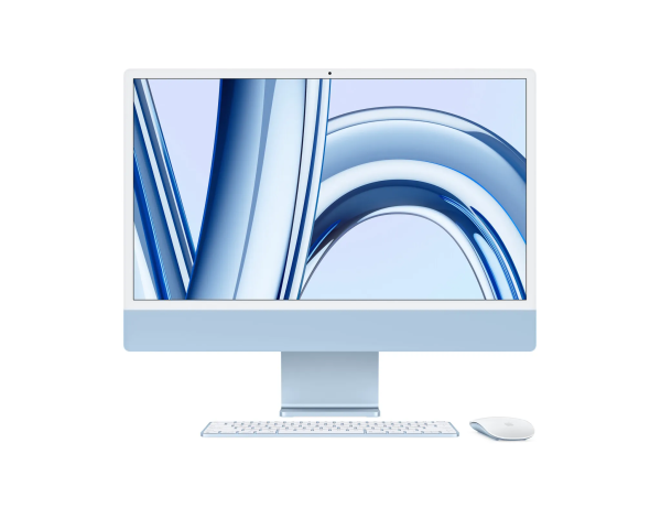 Apple iMac 24" with Retina 4.5K (M3 8C CPU, 8C GPU/8GB/256GB) (Blue) (MQRC3)