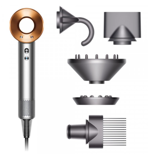Фен Dyson Supersonic HD07 with a case (Nickel/Copper)
