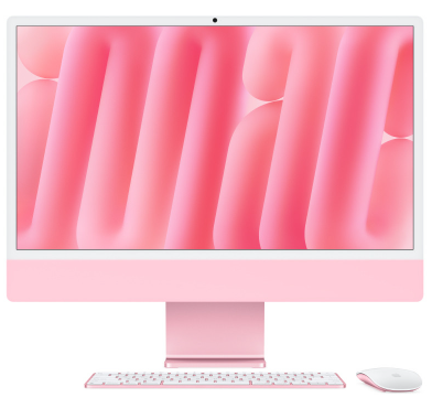 Apple iMac 24" with Retina 4.5K (M4 10C CPU, 10C GPU/16GB/512GB) (Pink) (MWV53/Z1ER000LG)