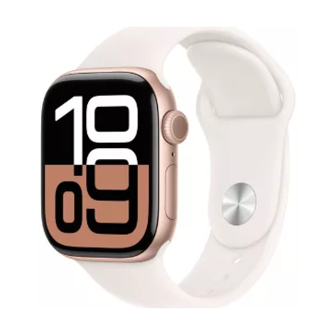 Apple Watch Series 10 46mm Rose Gold Aluminum Case with Light Blush Sport Band (M/L)