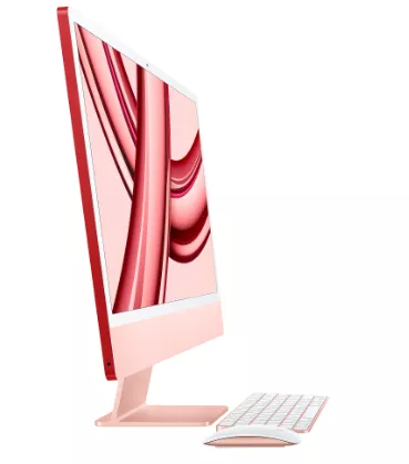 Apple iMac 24" with Retina 4.5K (M3 8C CPU, 10C GPU/8GB/256GB) (Pink) (MQRT3)