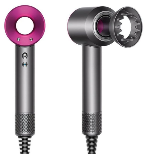 Фен Dyson Supersonic HD07 (Nickel/Fuchsia)
