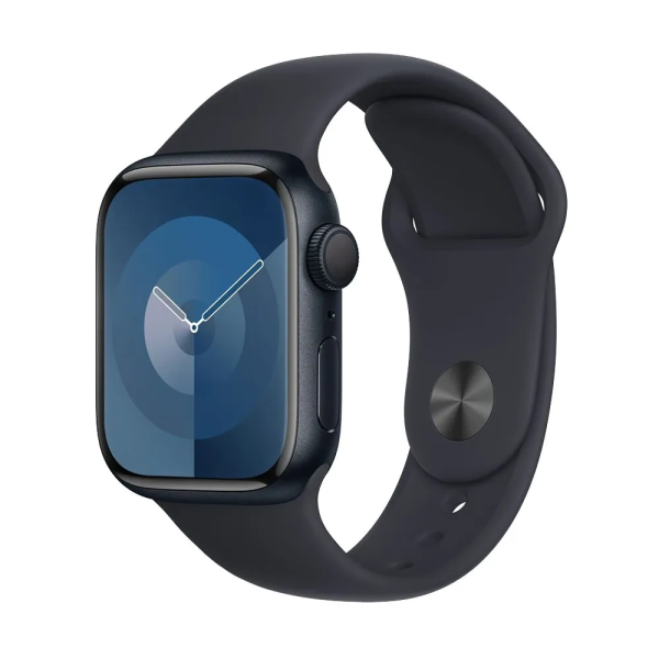Apple Watch Series 9 41mm Midnight Aluminum Case with Midnight Sport Band (M/L)