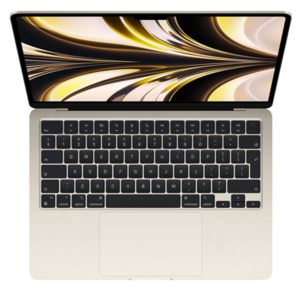 Apple MacBook Air 13 with Retina True Tone Mid 2022 M2 8С 8/256Gb (Starlight) (MLY13)