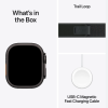 Apple Watch Ultra 2 (2024) 49mm Black Titanium Case with Black Trail Loop (S/M)