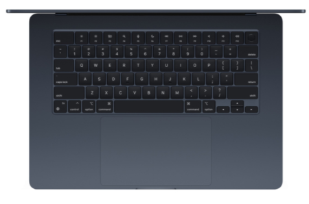 Apple MacBook Air 13 with Retina True Tone Mid 2022 M2 10С 8/512Gb RFB (Midnight) (FLY43)