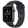 Apple Watch SE 44mm (GPS+Cellular) Space Gray Aluminum Case with Midnight Sport Band (MKRR3)