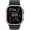Apple Watch Ultra 3 49mm Natural Titanium Case with Black Alpine Loop (L)