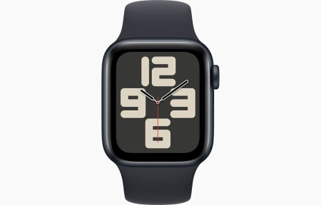 Apple Watch SE Gen 2 40mm (GPS) Midnight Aluminum Case with Midnight Sport Band (S/M) (MRG63)