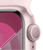 Apple Watch Series 9 45mm (GPS) Pink Aluminum Case with Pink Sport Band (S/M) (MR9G3)