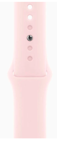 Apple Watch Series 9 45mm (GPS) Pink Aluminum Case with Pink Sport Band (M/L) (MR9H3)