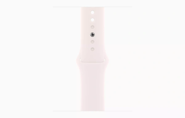 Apple Watch SE Gen 3 40mm Starlight Aluminum Case with Light Blush Sport Band (S/M)