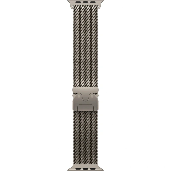 Apple Watch Ultra 3 49mm Natural Titanium Case with Natural Titanium Milanese Loop (S)