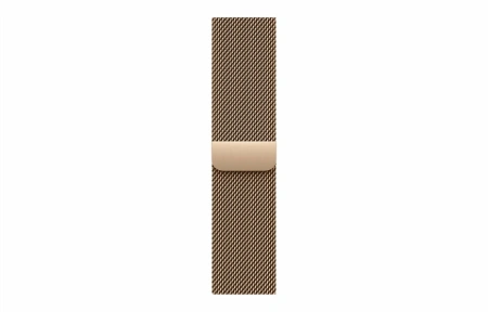Apple Watch Series 11 46mm Gold Titanium Case with Gold Milanese Loop (M/L)