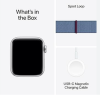 Apple Watch SE Gen 2 40mm (GPS) Silver Aluminum Case with Winter Blue Sport Loop (MRE33)