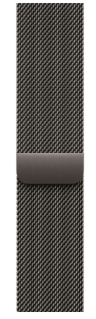 Apple Watch Series 10 42mm Slate Titanium Case with Slate Milanese Loop