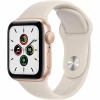 Apple Watch SE 40mm (GPS) Gold Aluminum Case with Starlight Sport Band (MKQ03)