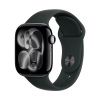 Apple Watch Series 11 42mm Jet Black Aluminium Case with Black Sport Band (M/L)