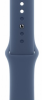 Apple Watch Series 10 46mm Silver Aluminum Case with Denim Sport Band (M/L)