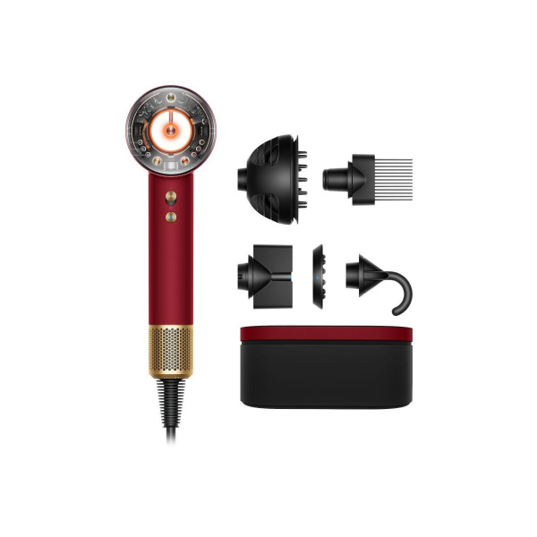 Фен Dyson Supersonic Nural HD16 (Red Velvet/Gold) with Case (594790-01)