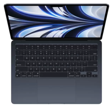 Apple MacBook Air 13 with Retina True Tone Mid 2022 M2 10С 8/512Gb (Midnight) (MLY43)