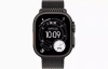 Apple Watch Ultra 3 49mm Black Titanium Case with Black Titanium Milanese Loop (S)