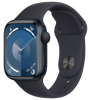 Apple Watch Series 9 45mm (GPS) Midnight Aluminum Case with Midnight Sport Band (S/M) (MR993)