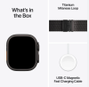Apple Watch Ultra 2 (2024) 49mm Black Titanium Case with Black Titanium Milanese Loop (M)