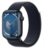 Apple Watch Series 9 41mm (GPS) Midnight Aluminum Case with Midnight Sport Loop (MR8Y3)