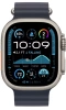 Apple Watch Ultra 2 (2024) 49mm Natural Titanium Case with Navy Ocean Band (One Size)