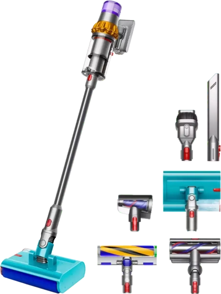 Пылесос Dyson V15s Detect Submarine (SV47) (Yellow/Nickel) EU (448798-01)