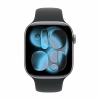 Apple Watch Series 11 42mm Space Grey Aluminium Case with Black Sport Band (M/L)