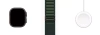 Apple Watch Ultra 2 (2024) 49mm Black Titanium Case with Dark Green Alpine Loop (L)