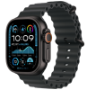Apple Watch Ultra 2 (2024) 49mm Black Titanium Case with Black Ocean Band (One Size)
