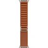 Apple Watch Ultra 3 49mm Natural Titanium Case with Terra Cotta Alpine Loop (M)
