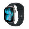 Apple Watch Series 11 42mm Space Grey Aluminium Case with Black Sport Band (M/L)