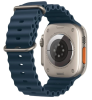 Apple Watch Ultra 2 49 mm (GPS+Cellular) Titanium Case Blue Ocean Band (One Size) (MREG3/MRF73)