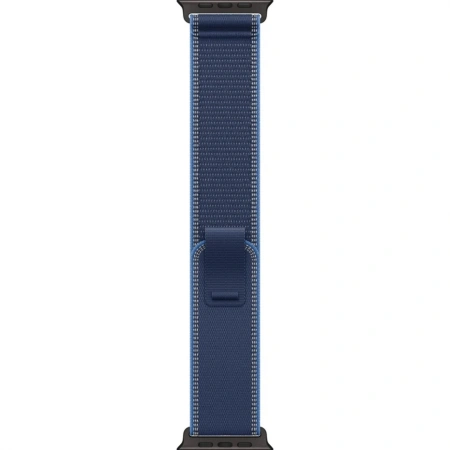 Apple Watch Ultra 3 49mm Black Titanium Case with Blue/Bright Blue Trail Loop (M/L)