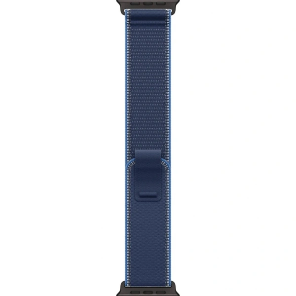 Apple Watch Ultra 3 49mm Black Titanium Case with Blue/Bright Blue Trail Loop (M/L)