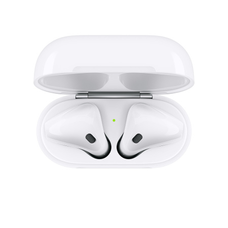 Беспроводная гарнитура Apple AirPods 2 (без беспроводной зарядки чехла) (MV7N2RU/A)